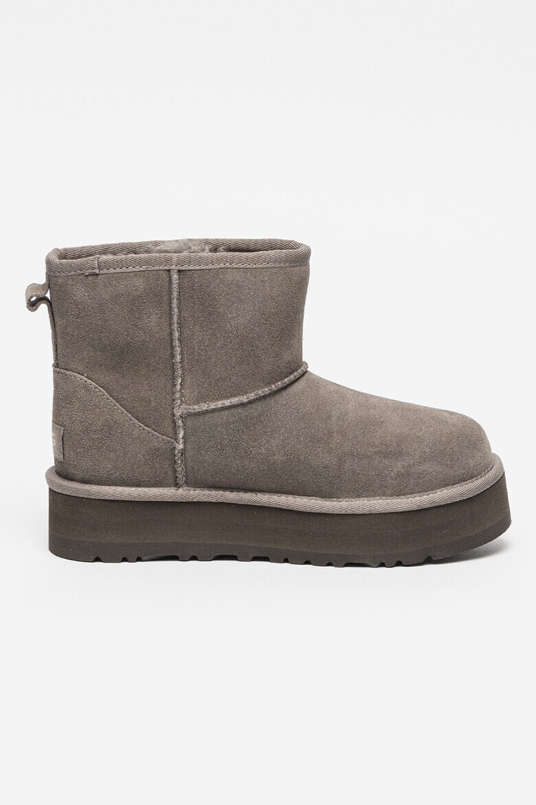 UGG Велурени боти Classic Mini - Pepit.bg