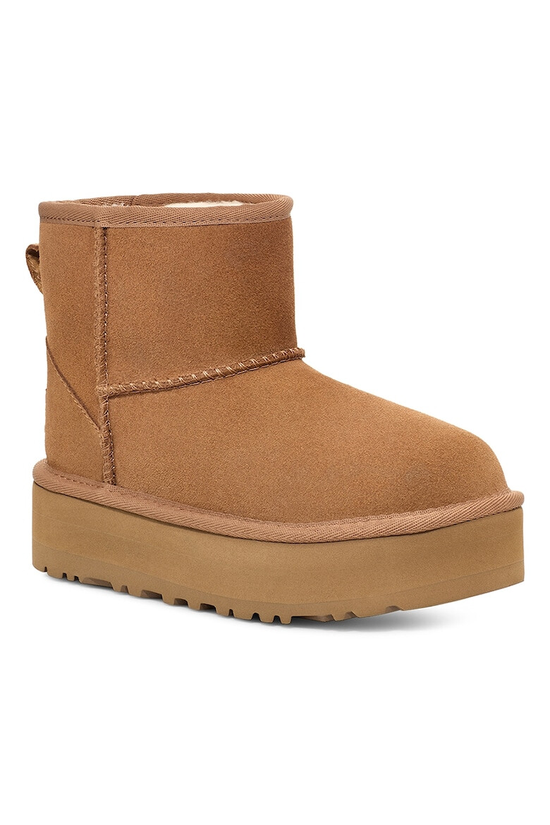 UGG Велурени боти Classic Mini - Pepit.bg