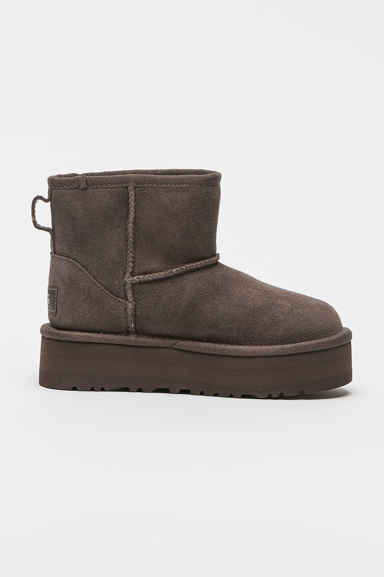 UGG Велурени боти Classic Mini - Pepit.bg