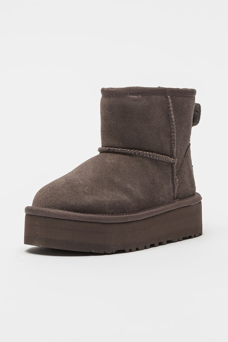UGG Велурени боти Classic Mini - Pepit.bg