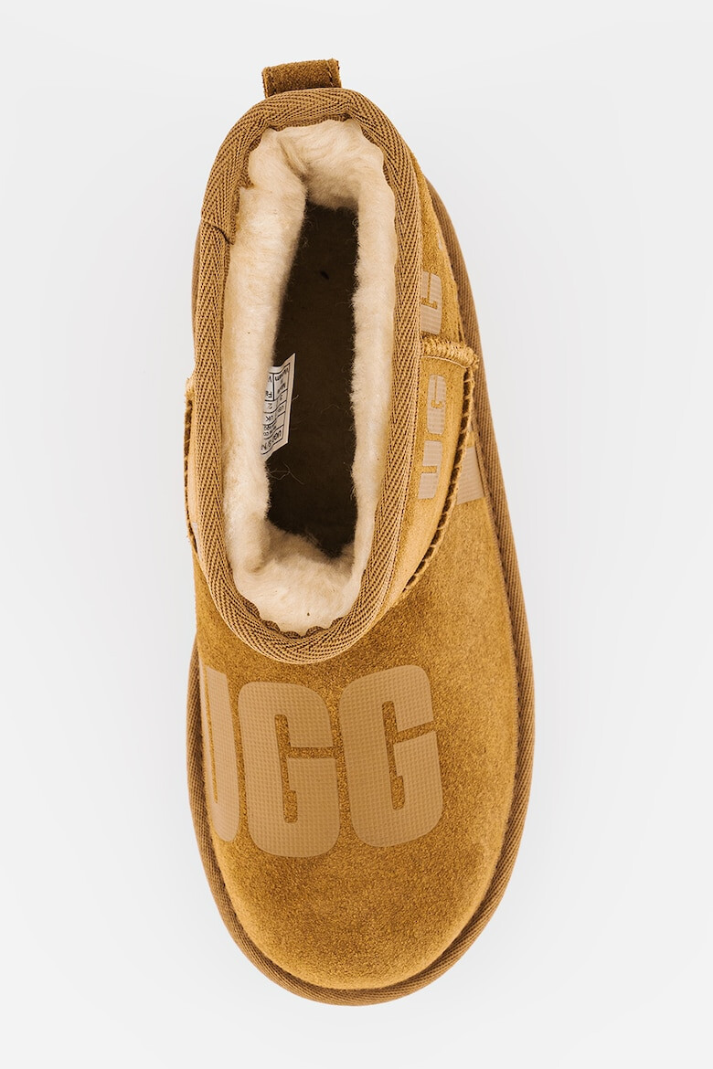 UGG Велурени боти Classic Mini - Pepit.bg