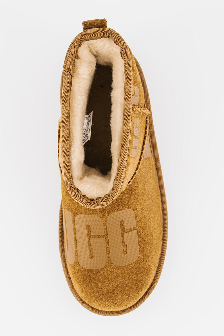 UGG Велурени боти Classic Mini - Pepit.bg