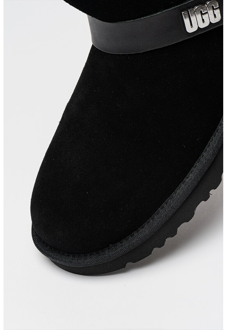UGG Велурени боти Classic Mini Chains II - Pepit.bg
