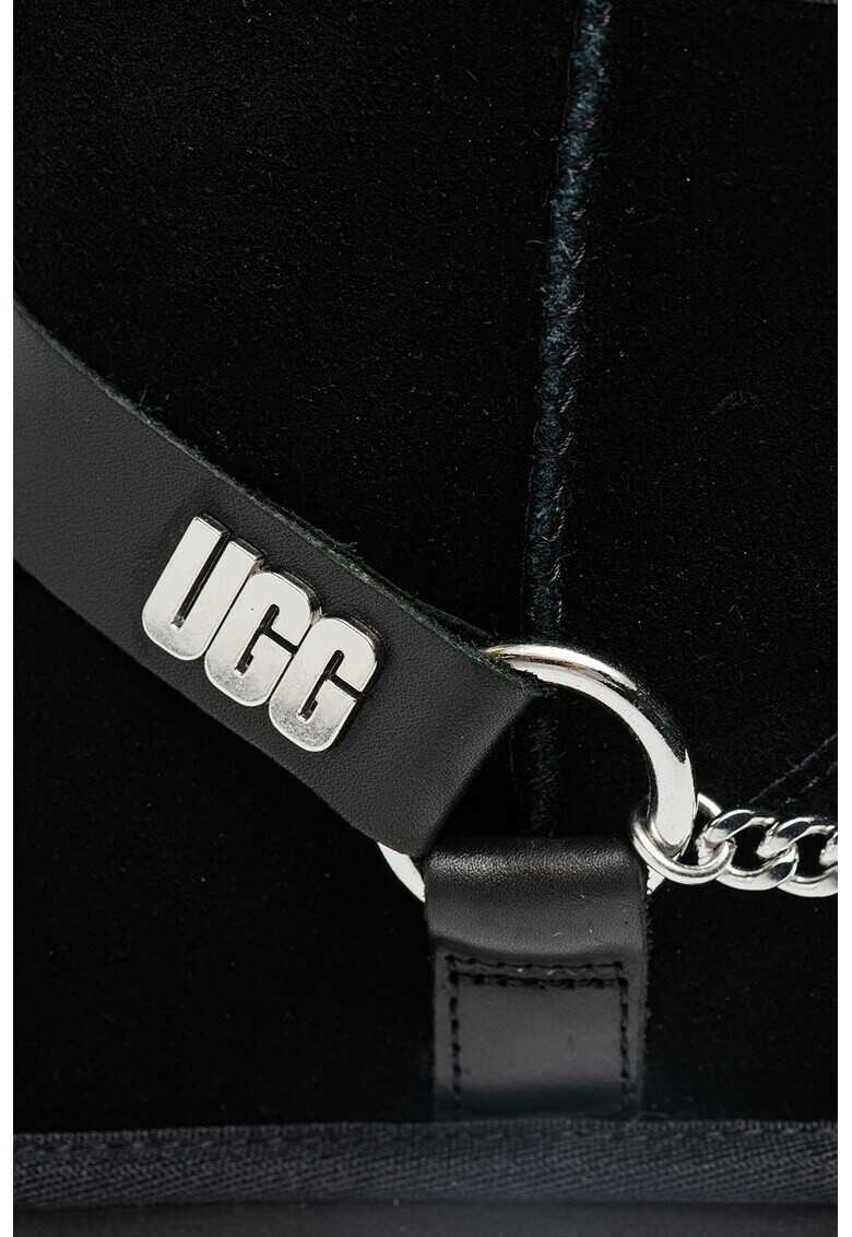 UGG Велурени боти Classic Mini Chains II - Pepit.bg
