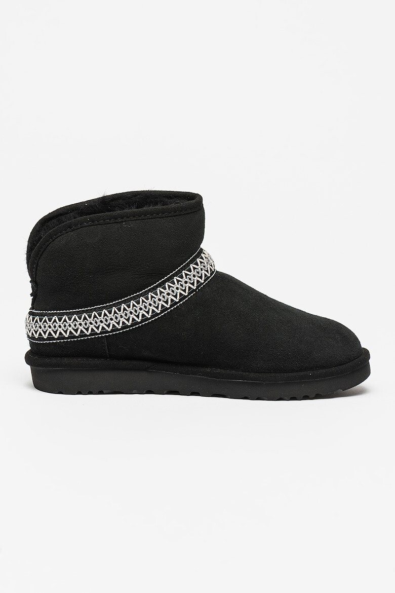 UGG Велурени боти Classic Mini Crescent - Pepit.bg