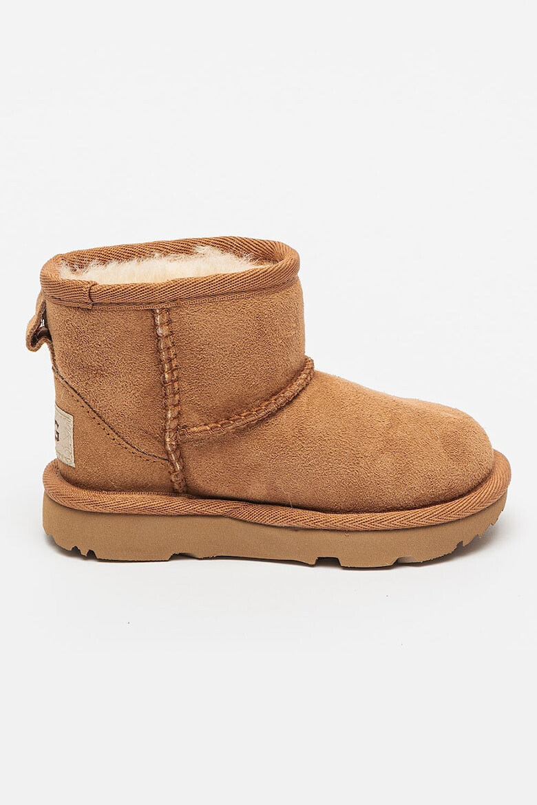 UGG Велурени боти Classic Mini II с лесно обуване - Pepit.bg