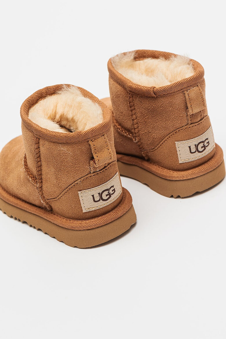 UGG Велурени боти Classic Mini II с лесно обуване - Pepit.bg