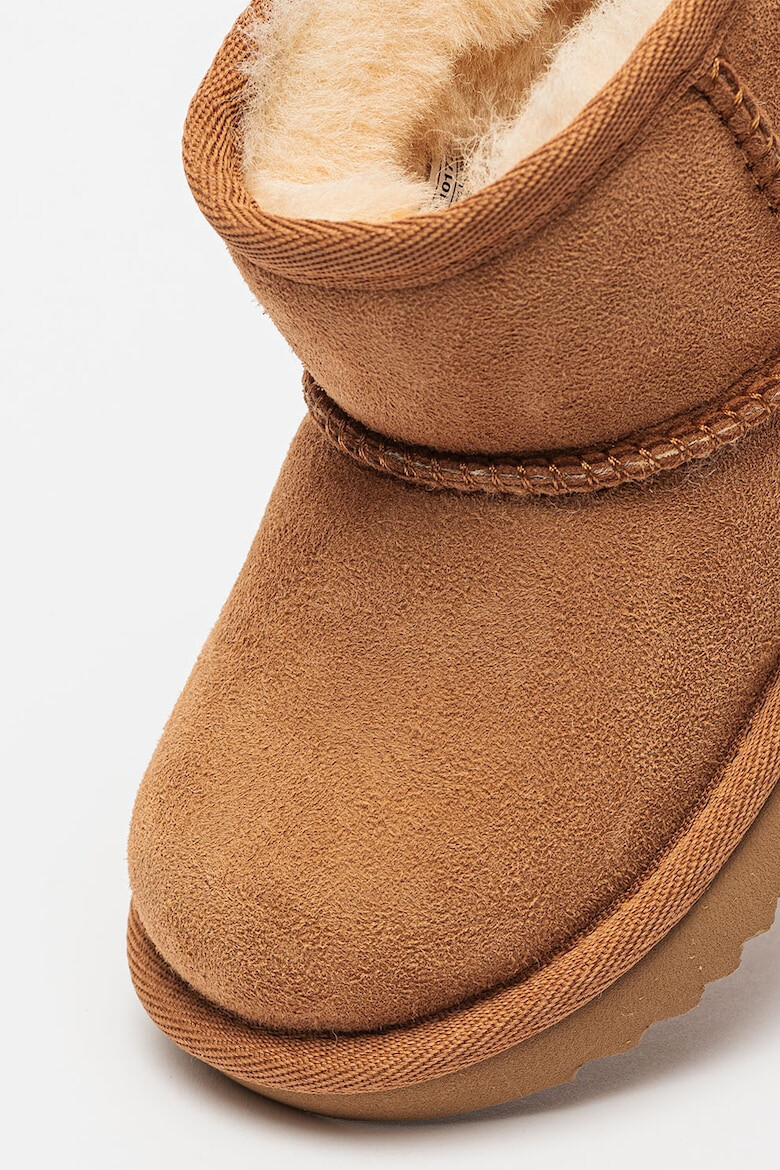 UGG Велурени боти Classic Mini II с лесно обуване - Pepit.bg