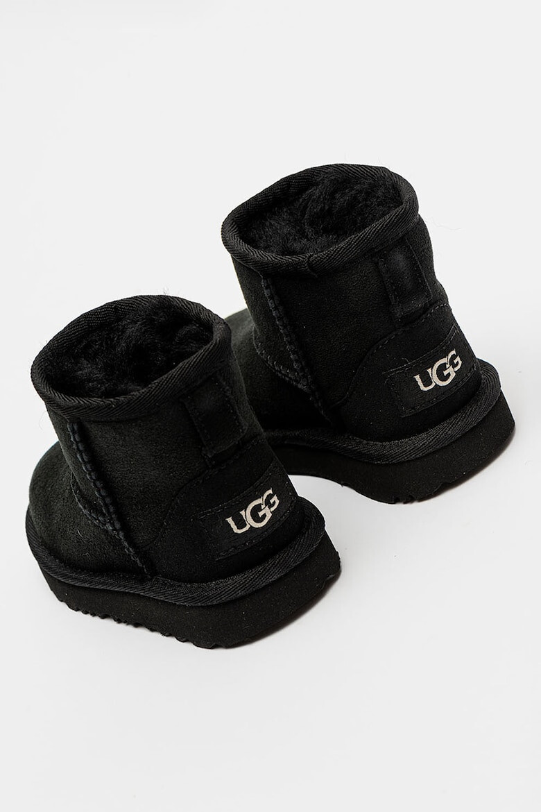 UGG Велурени боти Classic Mini II с лесно обуване - Pepit.bg