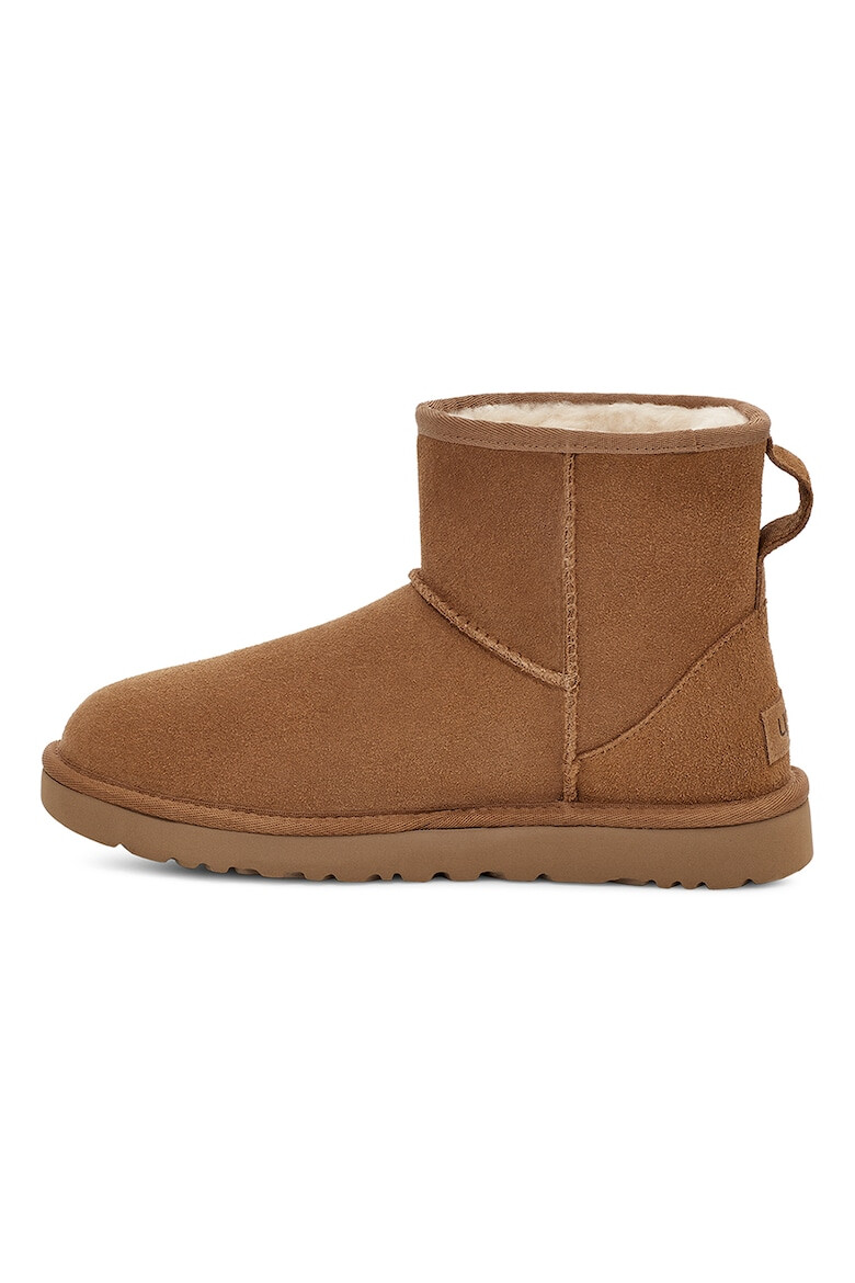 UGG Велурени боти Classic с лого - Pepit.bg