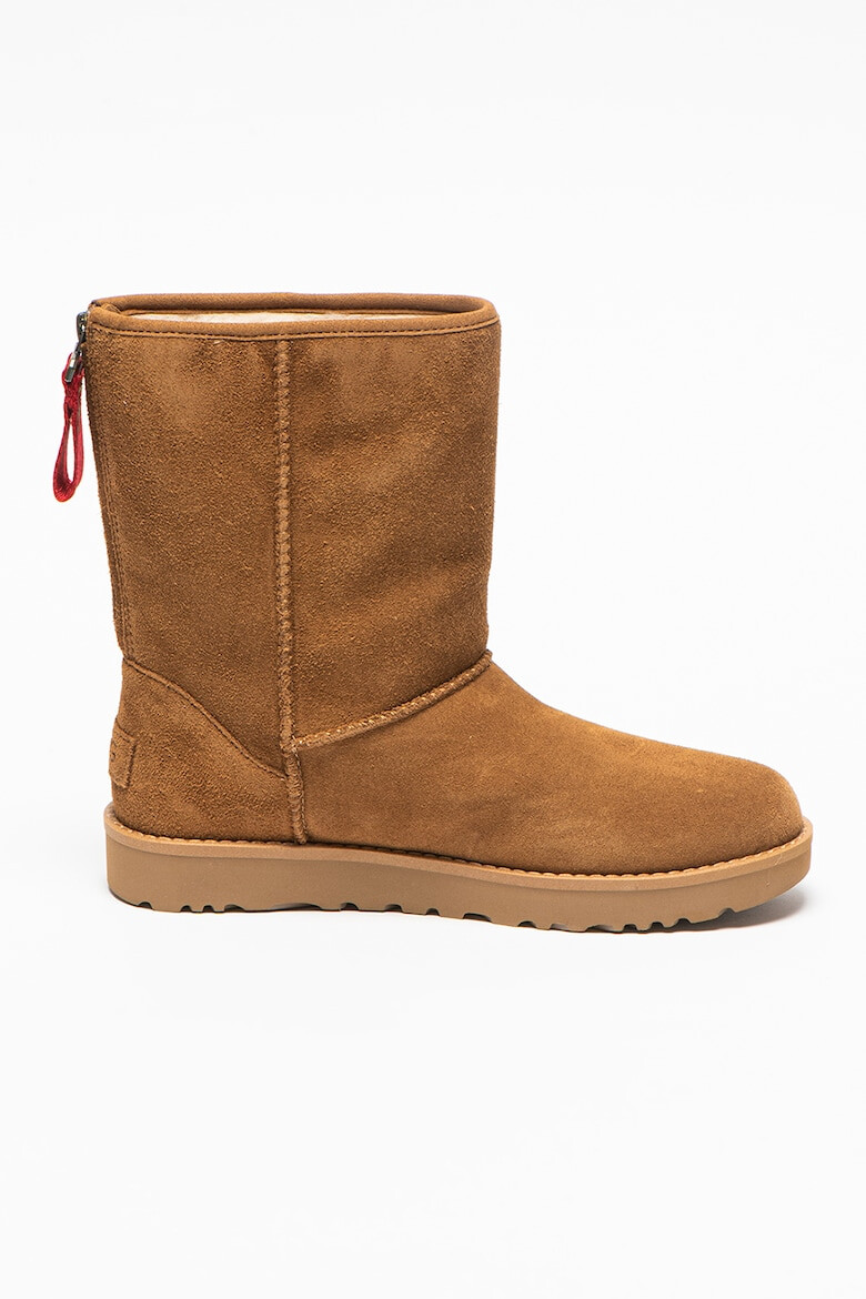 UGG Велурени боти Classic с подплата с вълна - Pepit.bg