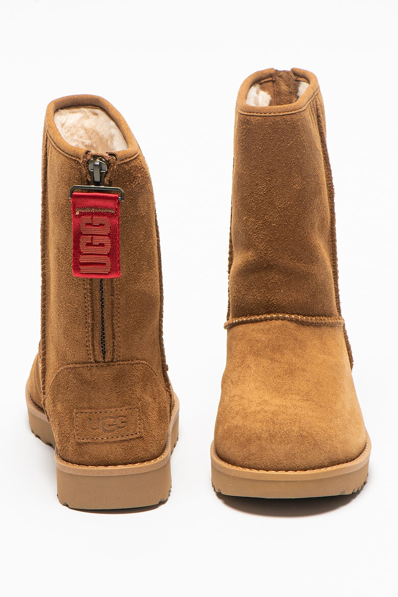 UGG Велурени боти Classic с подплата с вълна - Pepit.bg