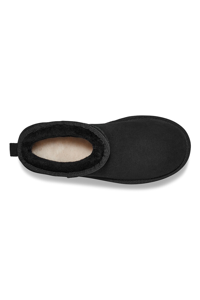 UGG Велурени боти Classic Ultra Mini - Черен - Pepit.bg
