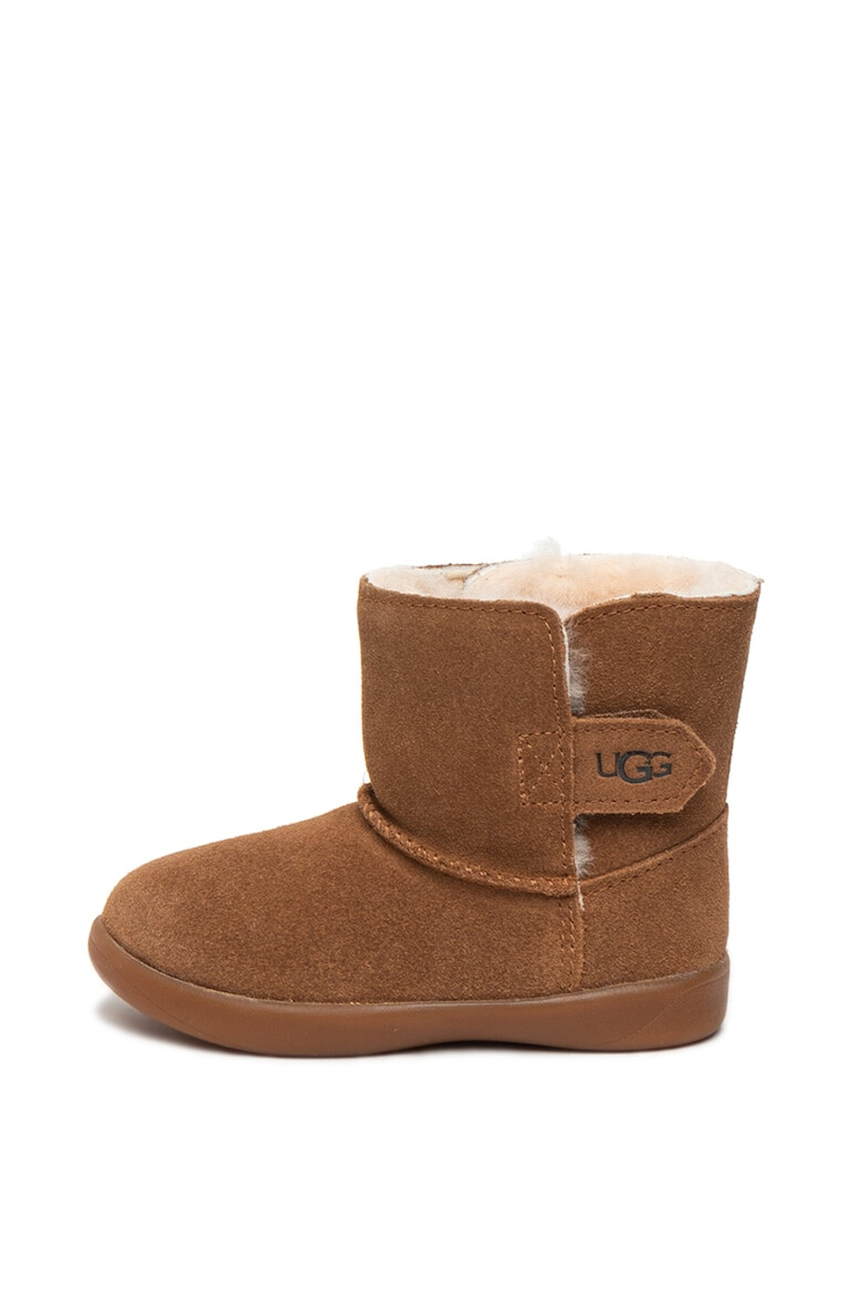 UGG Велурени боти Keelan с вълнена вата - Pepit.bg