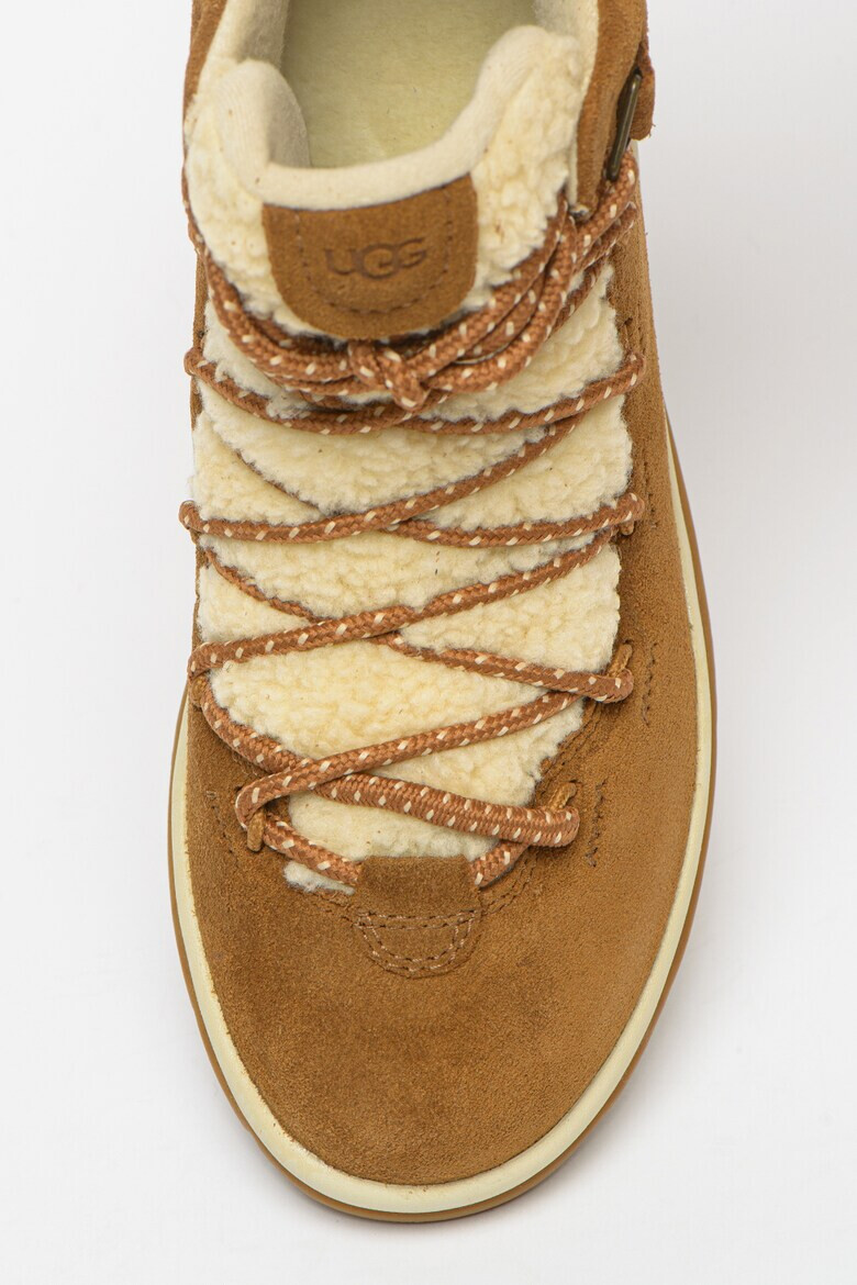 UGG Велурени боти Lakesider Heritage с лого - Pepit.bg
