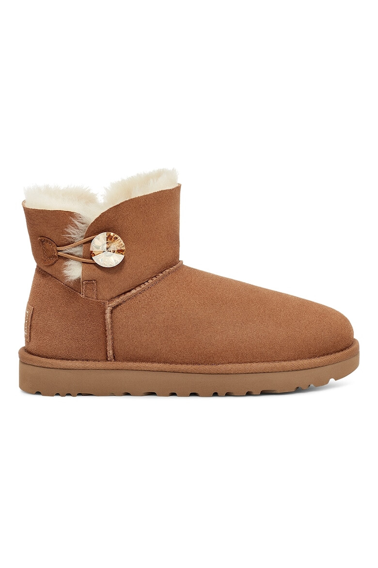 UGG Велурени боти Mini Bailey без закопчаване - Pepit.bg