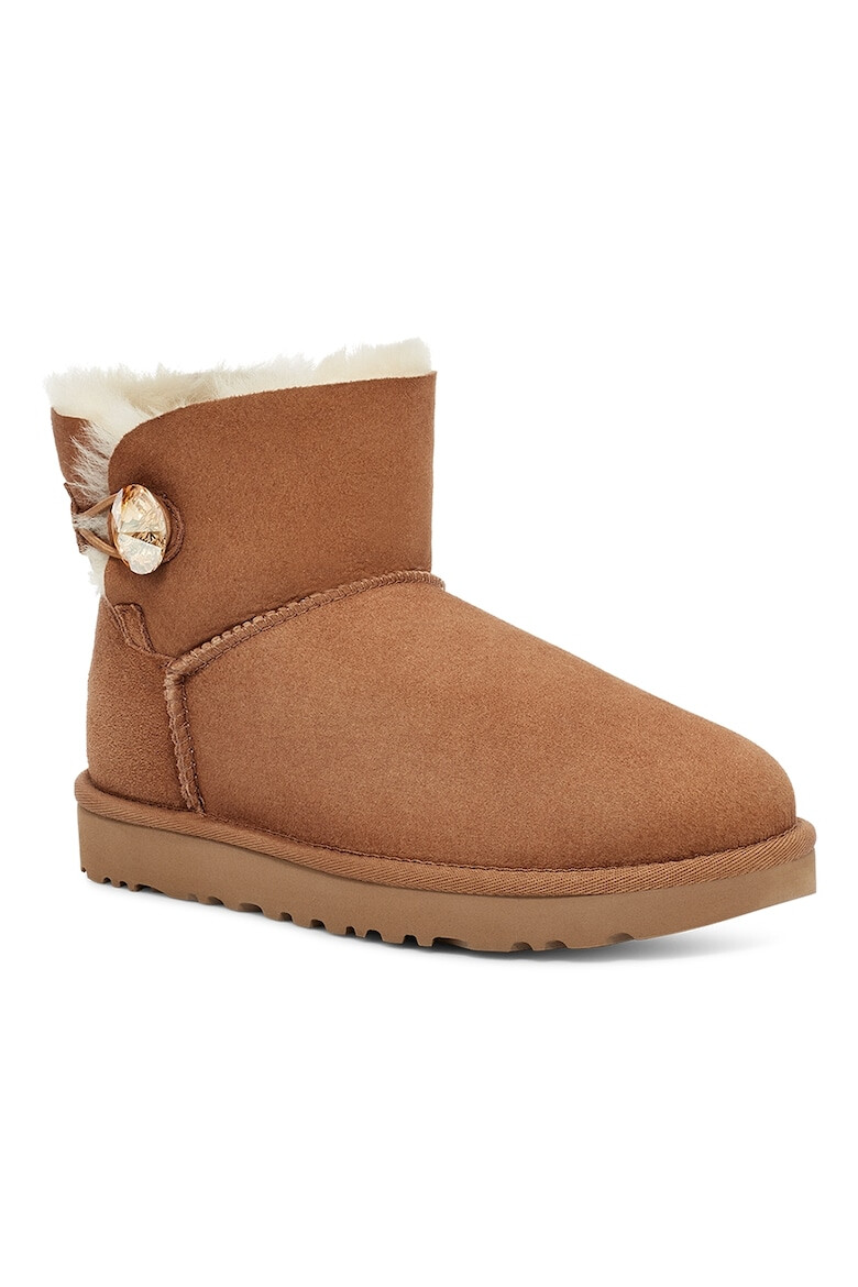 UGG Велурени боти Mini Bailey без закопчаване - Pepit.bg