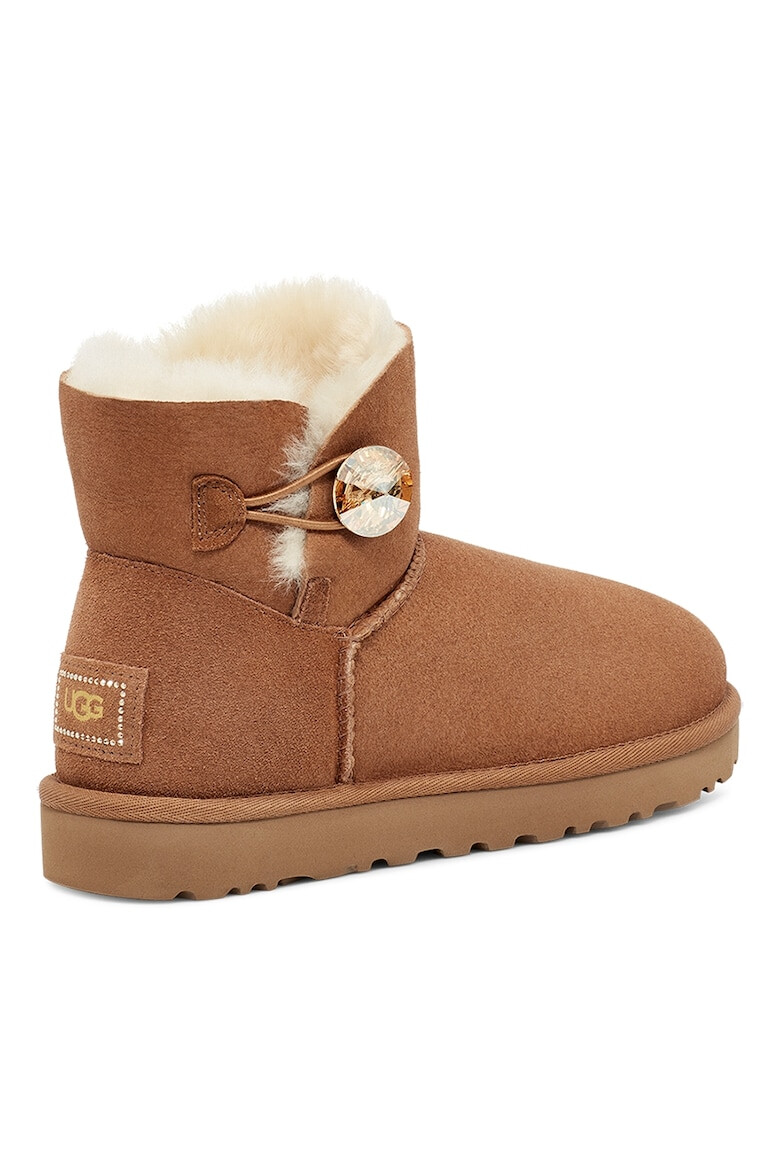 UGG Велурени боти Mini Bailey без закопчаване - Pepit.bg