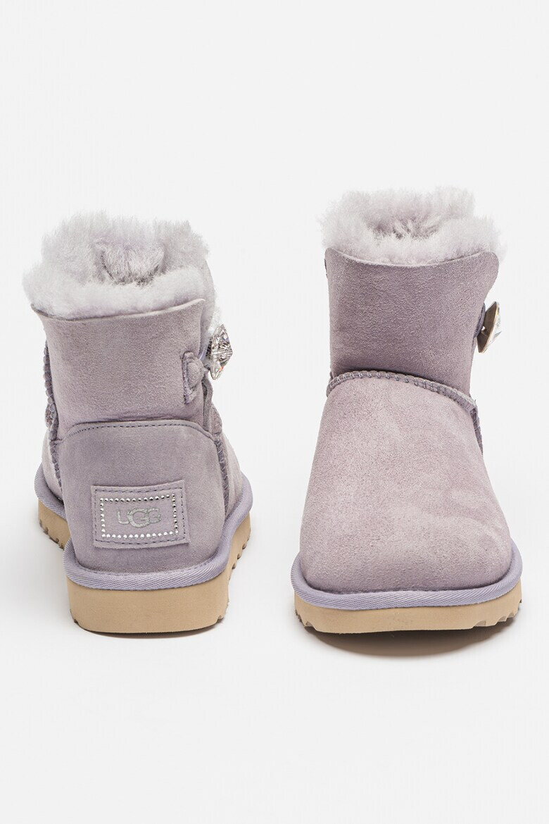 UGG Велурени боти Mini Bailey без закопчаване - Pepit.bg