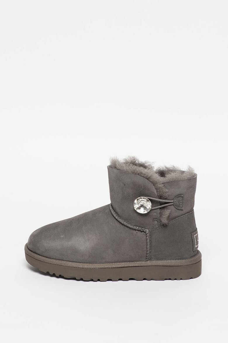 UGG Велурени боти Mini Bailey без закопчаване - Pepit.bg