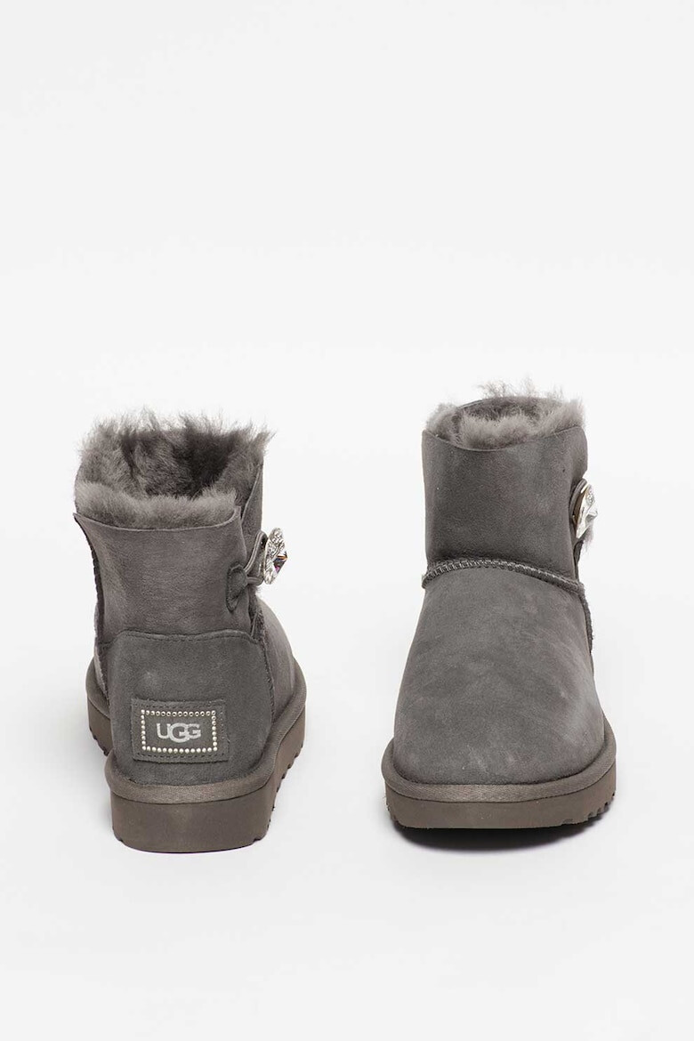 UGG Велурени боти Mini Bailey без закопчаване - Pepit.bg