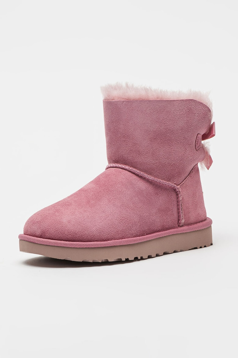 UGG Велурени боти Mini Bailey Bow II - Pepit.bg