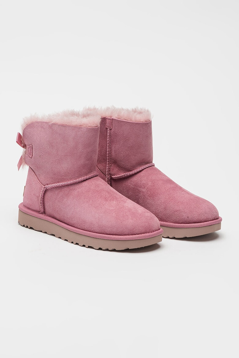 UGG Велурени боти Mini Bailey Bow II - Pepit.bg