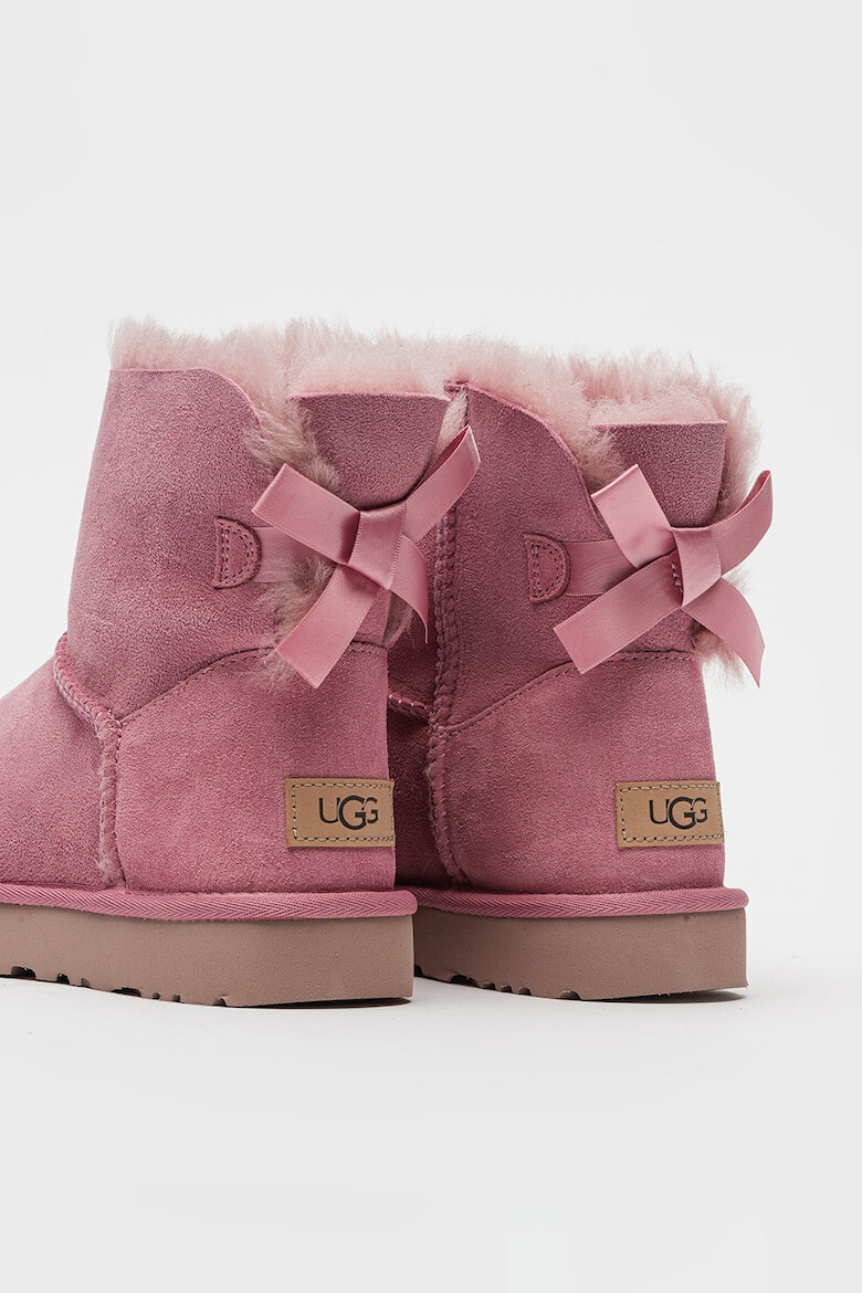 UGG Велурени боти Mini Bailey Bow II - Pepit.bg