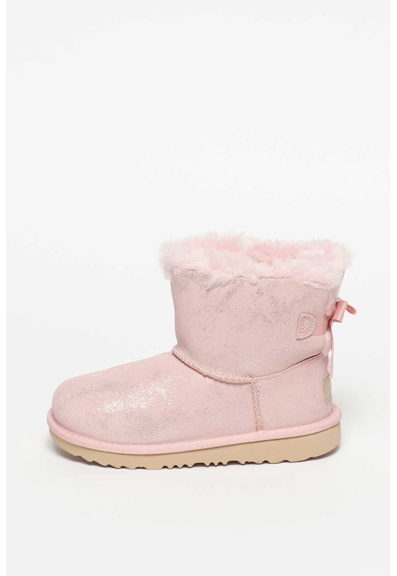 UGG Велурени боти Mini Bailey Bow II - Pepit.bg