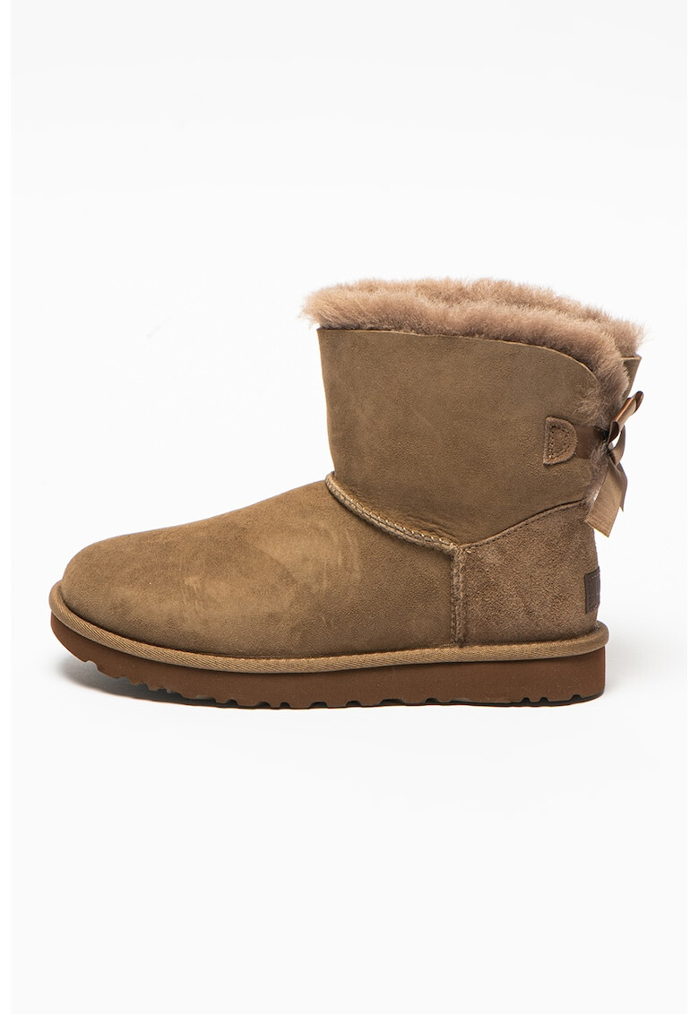 UGG Велурени боти Mini Bailey Bow II - Pepit.bg