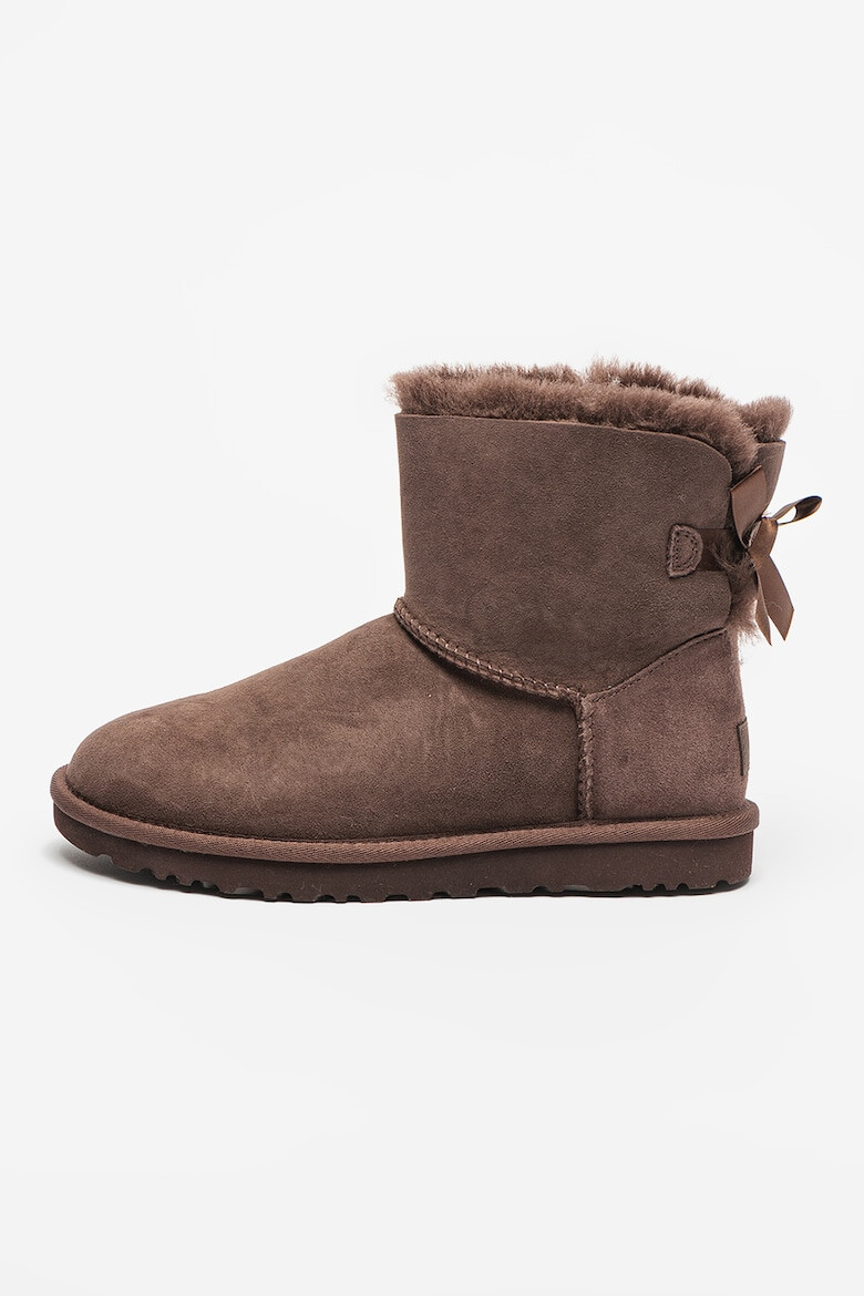 UGG Велурени боти Mini Bailey Bow II - Pepit.bg