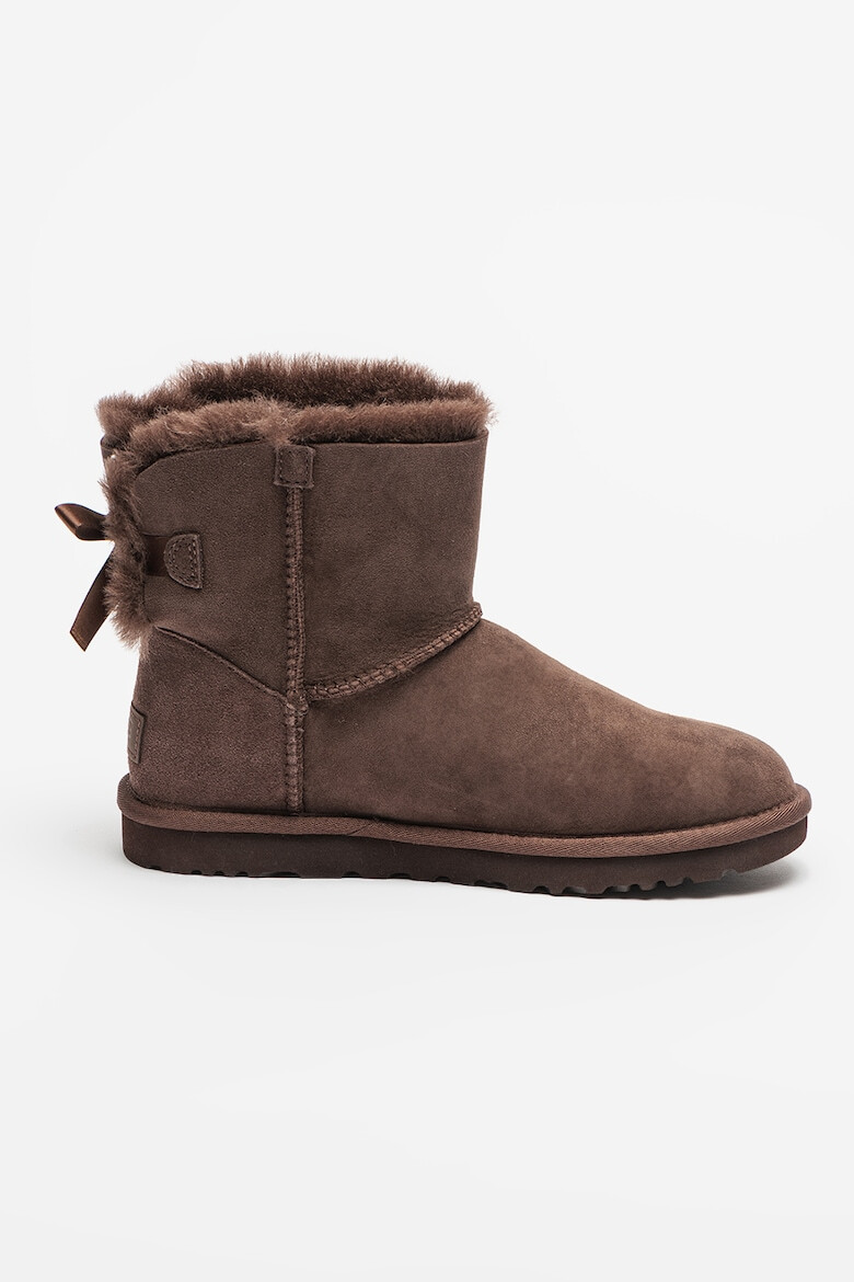 UGG Велурени боти Mini Bailey Bow II - Pepit.bg