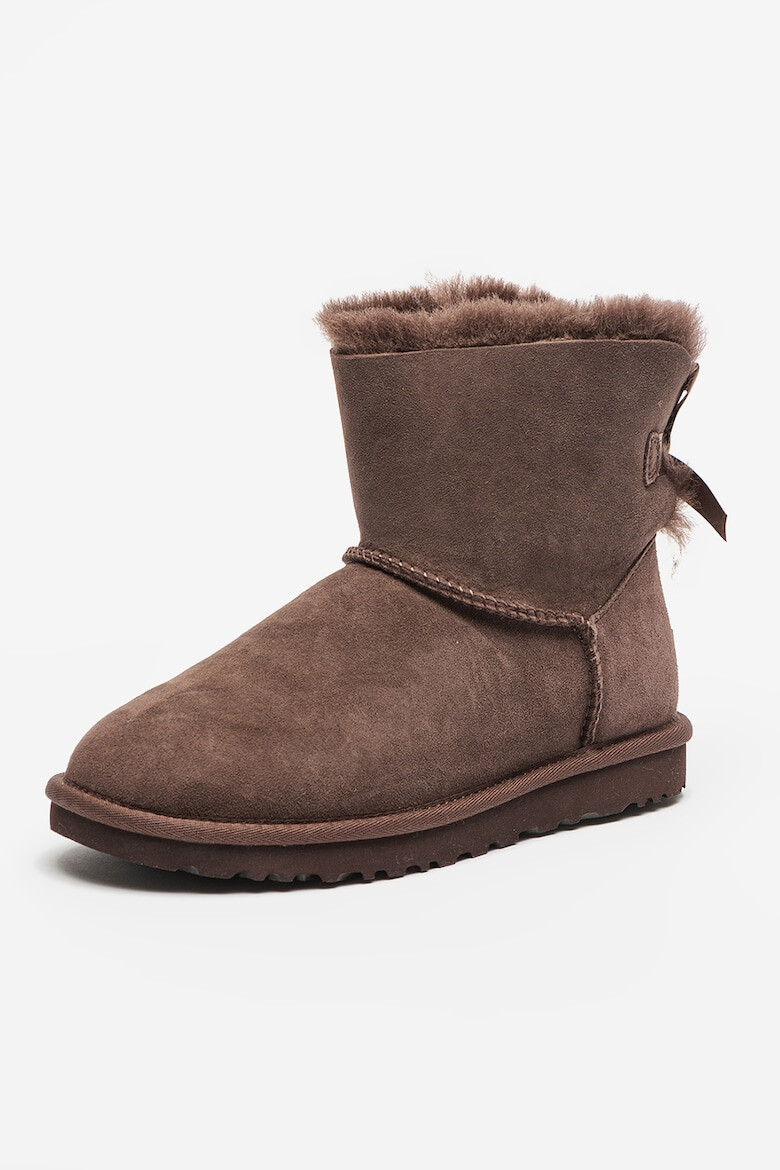 UGG Велурени боти Mini Bailey Bow II - Pepit.bg