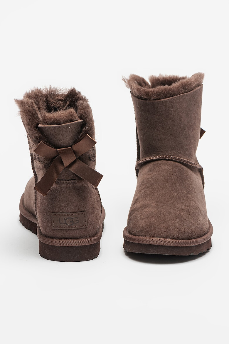 UGG Велурени боти Mini Bailey Bow II - Pepit.bg