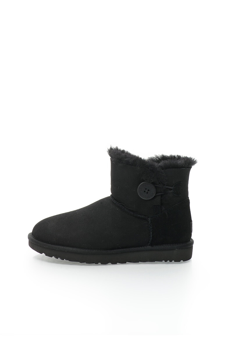 UGG Велурени боти Mini Bailey Button II - Pepit.bg