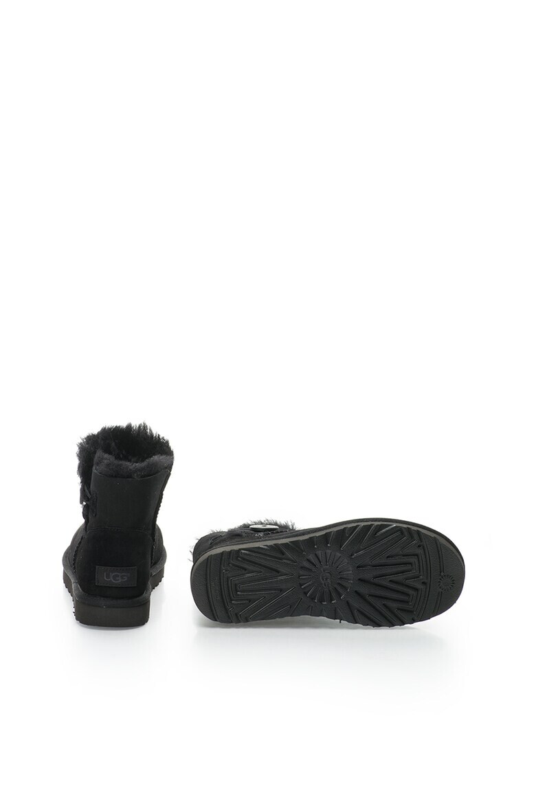 UGG Велурени боти Mini Bailey Button II - Pepit.bg