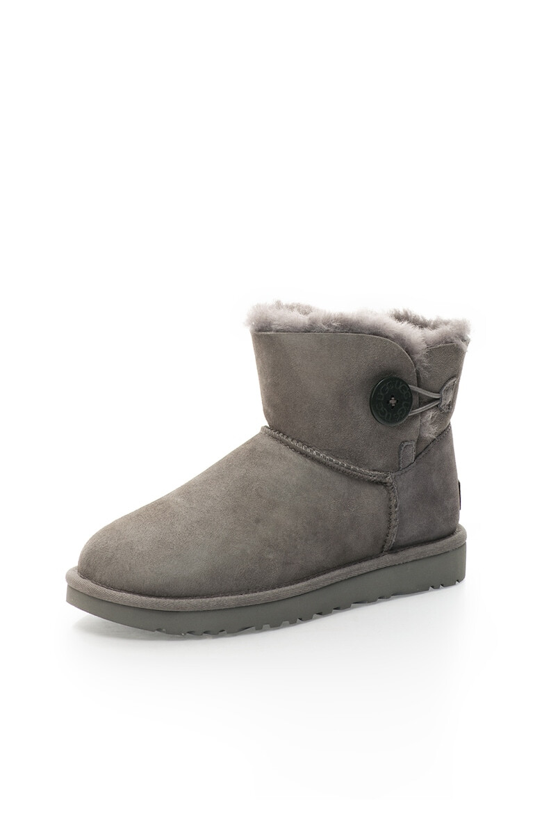 UGG Велурени боти Mini Bailey Button II - Pepit.bg