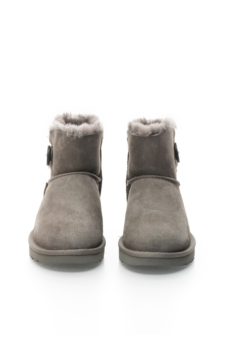 UGG Велурени боти Mini Bailey Button II - Pepit.bg