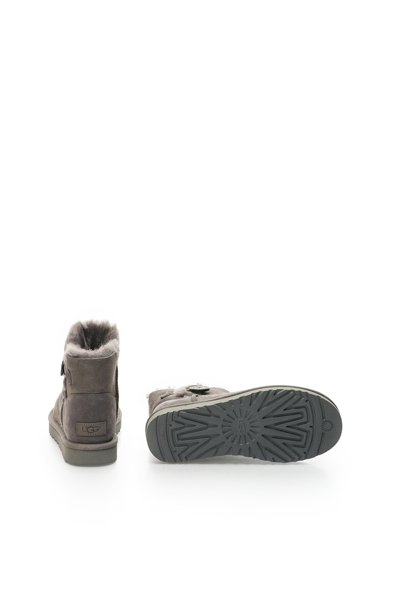 UGG Велурени боти Mini Bailey Button II - Pepit.bg