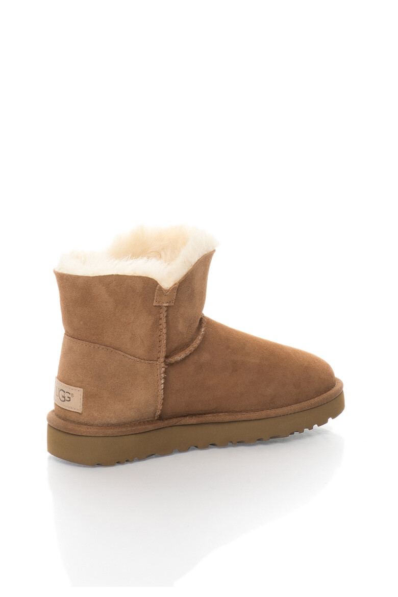 UGG Велурени боти Mini Bailey Button II - Pepit.bg