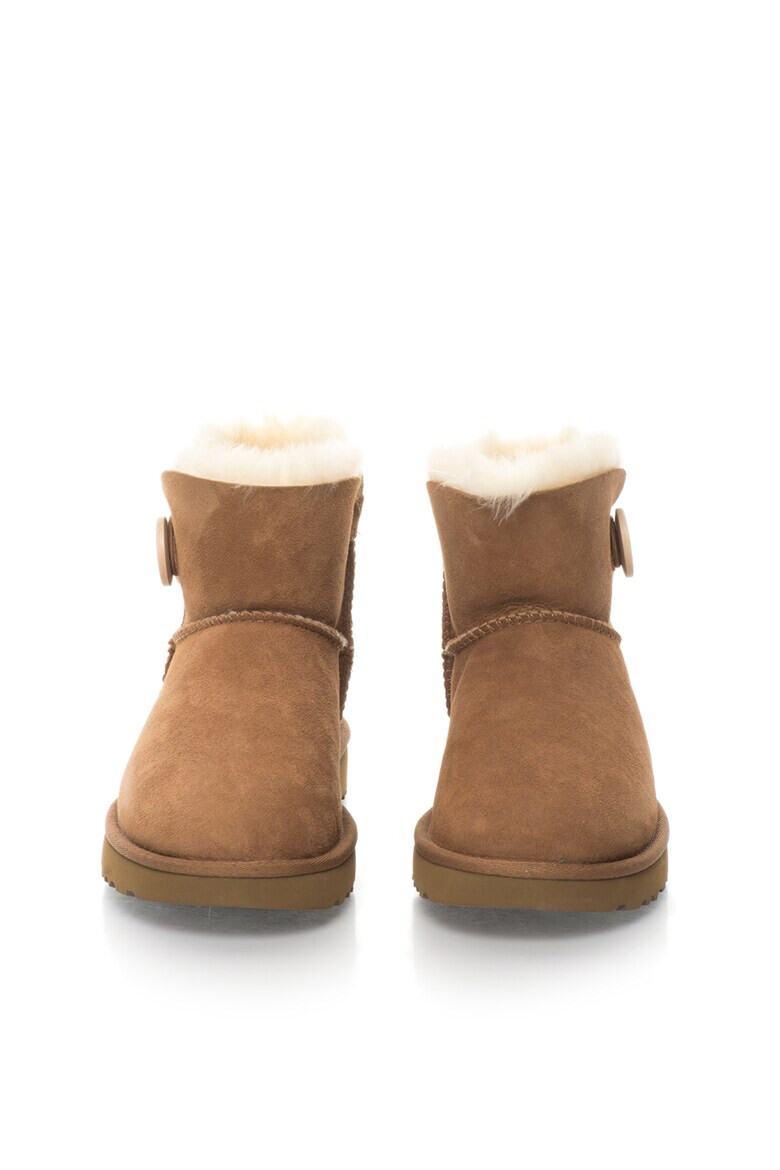 UGG Велурени боти Mini Bailey Button II - Pepit.bg