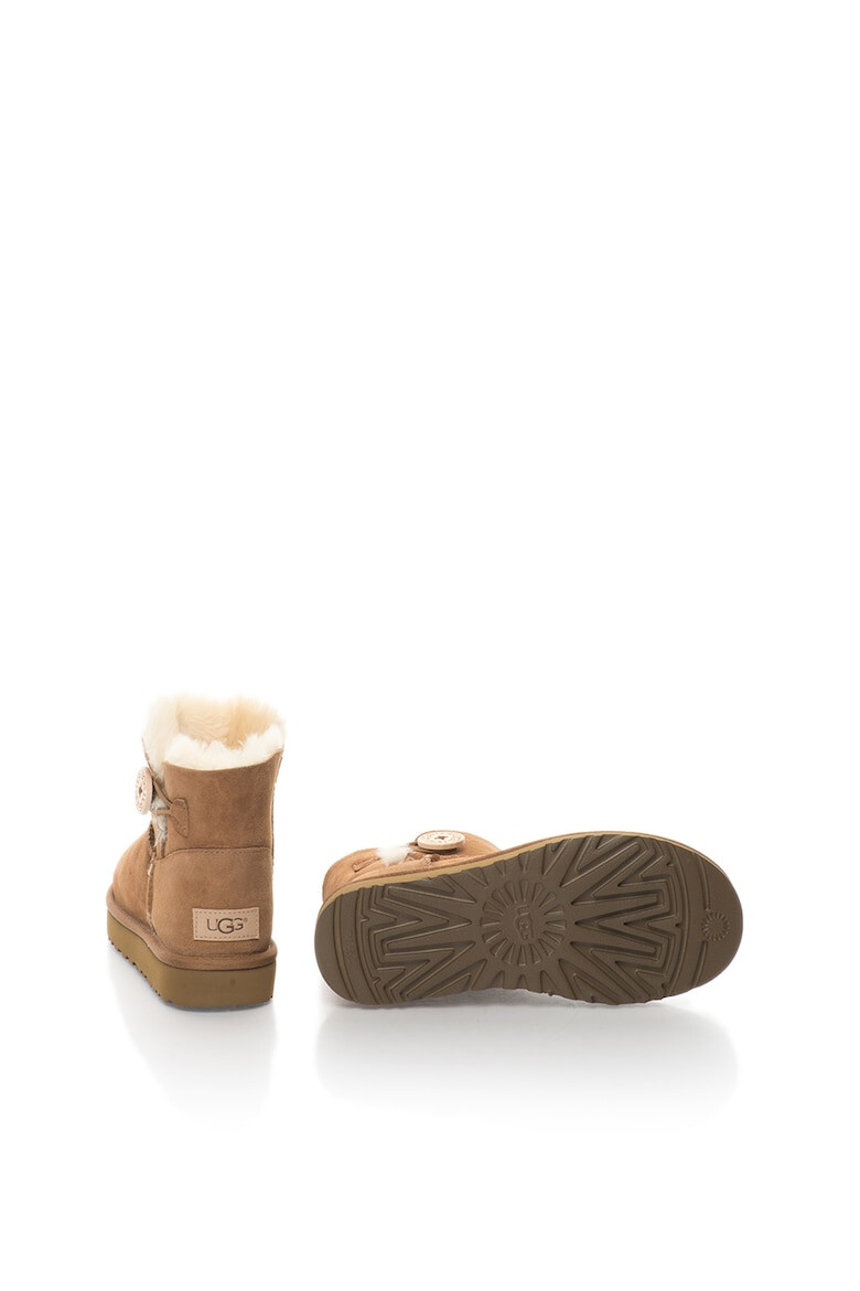 UGG Велурени боти Mini Bailey Button II - Pepit.bg