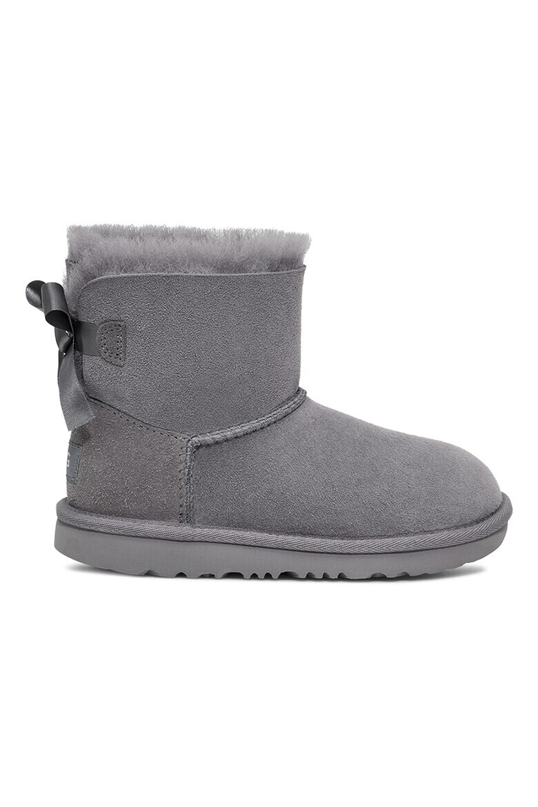 UGG Велурени боти Mini Bailey с панделка - Pepit.bg