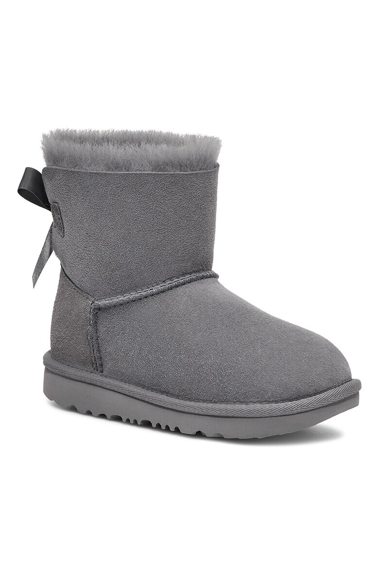 UGG Велурени боти Mini Bailey с панделка - Pepit.bg