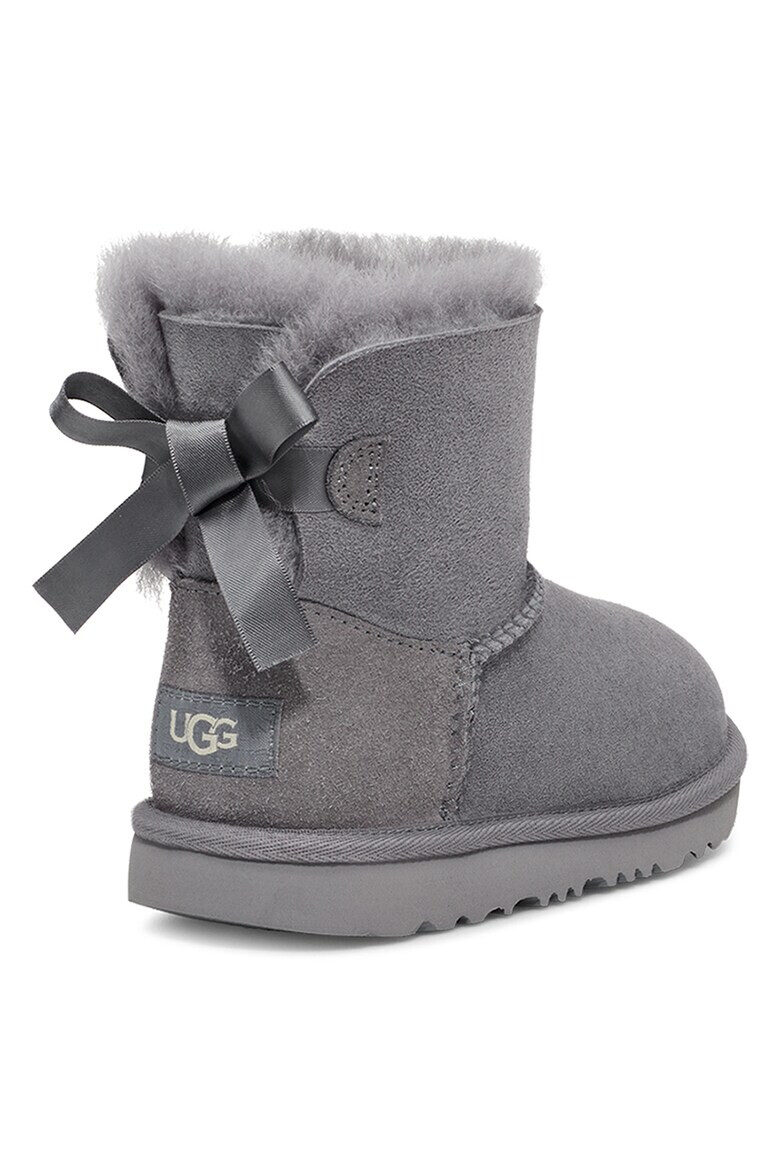 UGG Велурени боти Mini Bailey с панделка - Pepit.bg