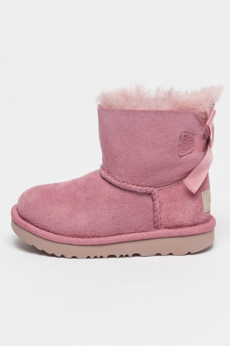 UGG Велурени боти Mini Bailey с панделка - Pepit.bg