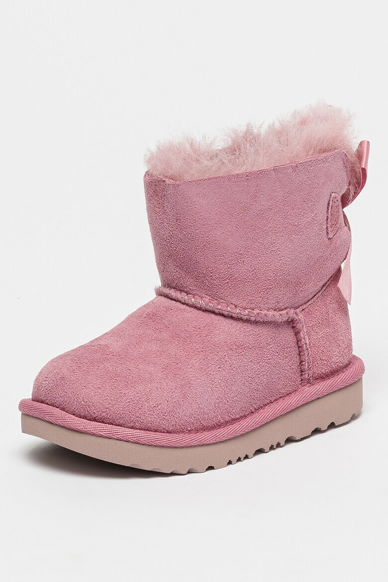 UGG Велурени боти Mini Bailey с панделка - Pepit.bg
