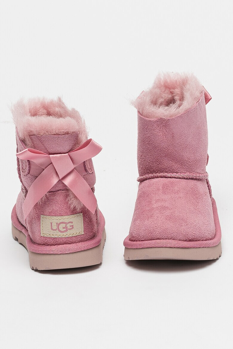 UGG Велурени боти Mini Bailey с панделка - Pepit.bg