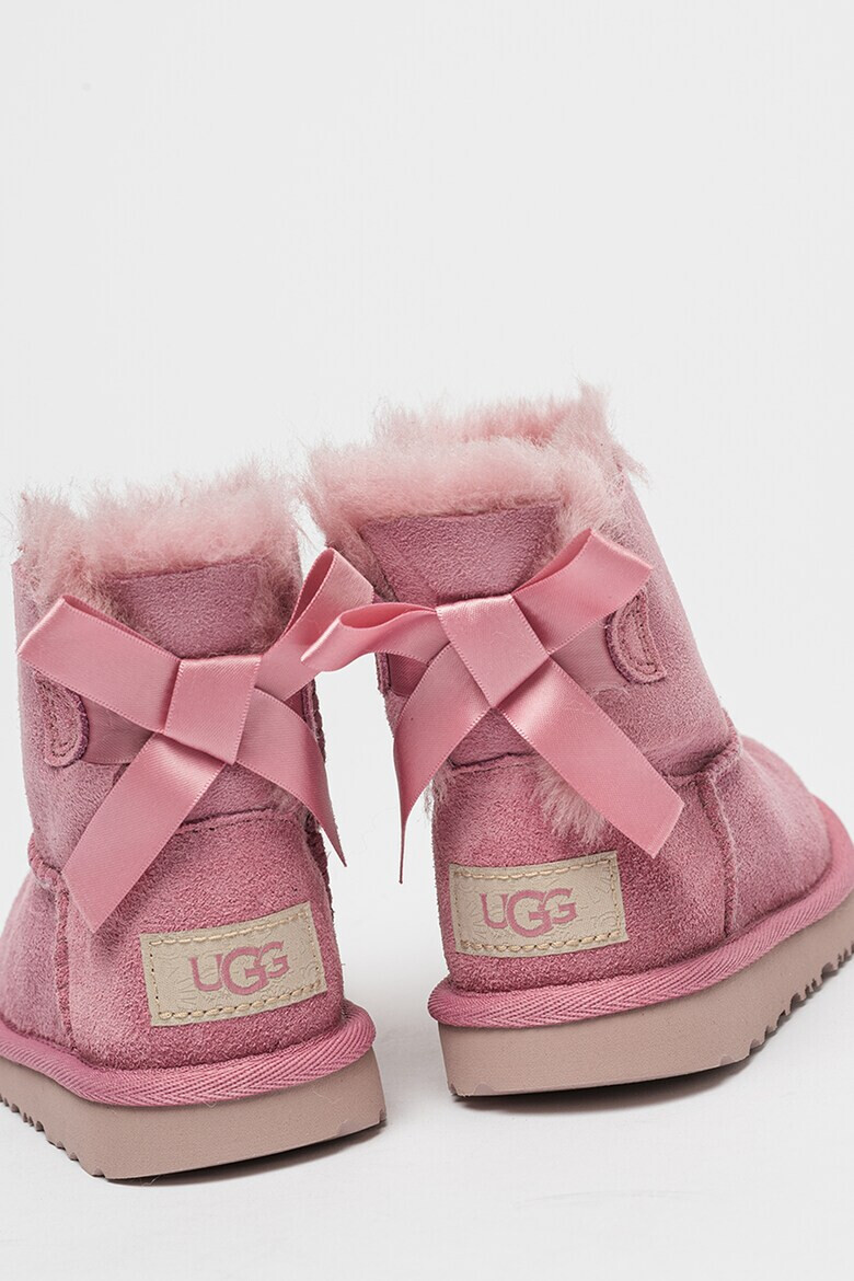 UGG Велурени боти Mini Bailey с панделка - Pepit.bg