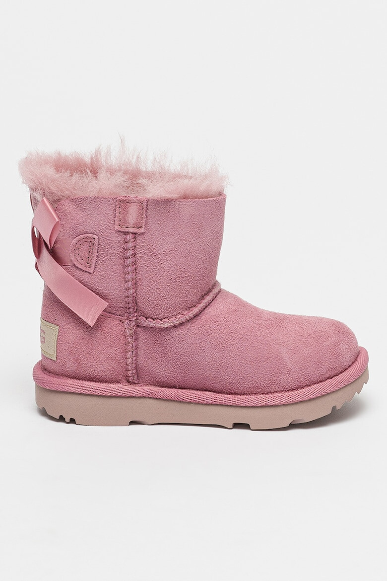 UGG Велурени боти Mini Bailey с панделка - Pepit.bg